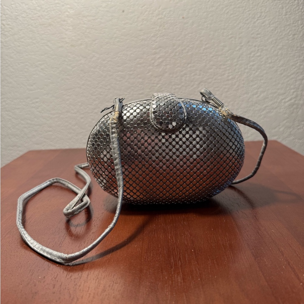 Silver Mesh Evening Bag